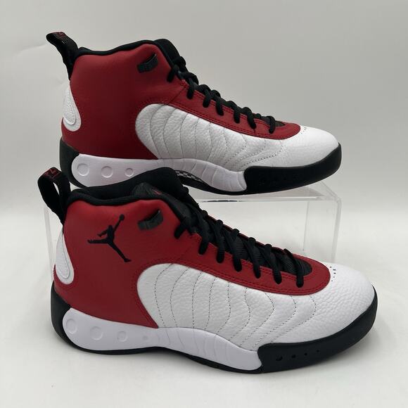 Mens Size 11 Jordan Jumpman Pro White Black Varsity Red Sneakers DN3686 006 - Picture 1 of 5